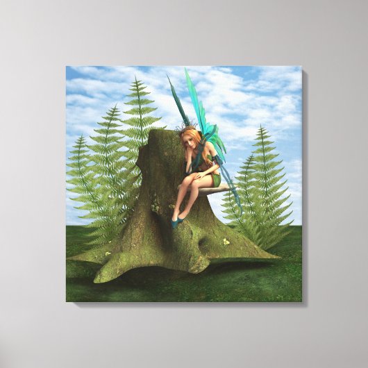 Aandachtige fee canvas afdruk (Voorkant)