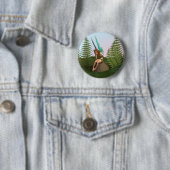Aandachtige fee ronde button 5,7 cm (In situ)
