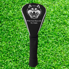 Aandachtige wolf Cadeau Golfheadcover