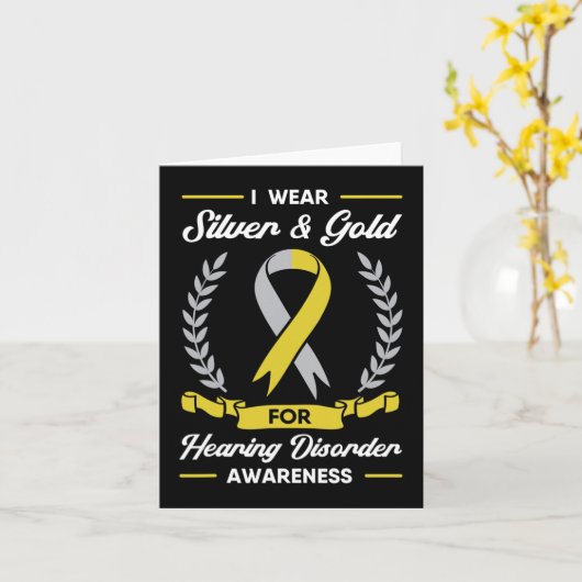 Aandachtsstoornis doofhulpimplantaat ASL Kaart (Gele Bloem)