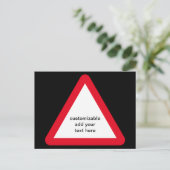  aandachtsteken briefkaart (Staand voorkant)