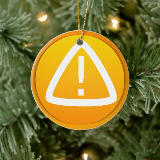 Aandachtsymbool Foto Kerstmis Keramisch Ornament (Boom)