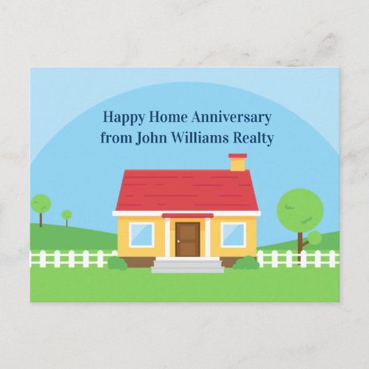 Aandedenk Geschenk Hypotheekadviseur Briefkaart (Voorkant)