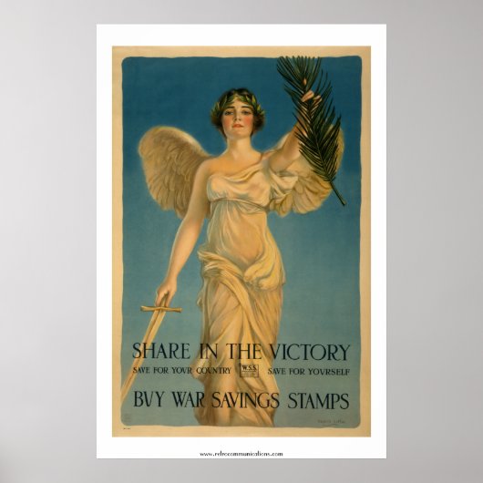 Aandeel in de overwinning poster (Voorkant)