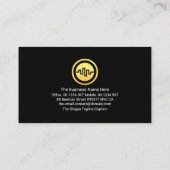 Aandeel Marktaandeel Grafiek Financieel Visitekaartje (Achterkant)