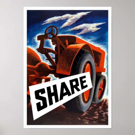 Aandeel — WKII Poster (Voorkant)