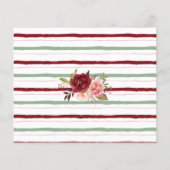 Aandeeldatum idea Marsala Flowers Vrijgezellenfees (Achterkant)