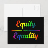 Aandelen over gelijkheid LGBT Briefkaart (Voorkant / Achterkant)