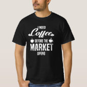 Aandelenaandelenmarkt Börse T-shirt (Voorkant)