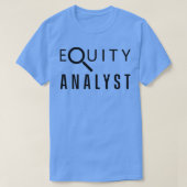 aandelenanalyst handel 11 t-shirt (Design voorkant)