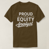 Aandelenanalyst Handel 7 T-shirt (Design voorkant)