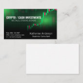 aandelengrafiek | Investering Visitekaartje (Voorkant / Achterkant)