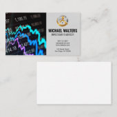 aandelenkaart | Onroerend goed Logo | Financiën Visitekaartje (Voorkant / Achterkant)