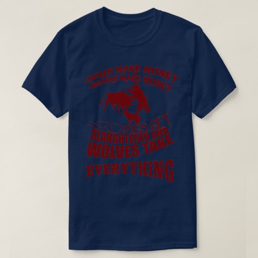 aandelenmarkt 10 t-shirt (Design voorkant)