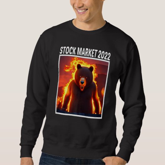 Aandelenmarkt 2022 Berenmarkt Crypto Handel Reces Trui (Voorkant)