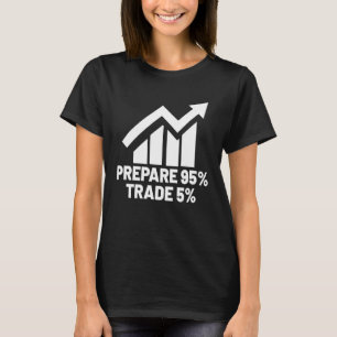 Aandelenmarkt handelaar Forex handelaar belegger h T-shirt