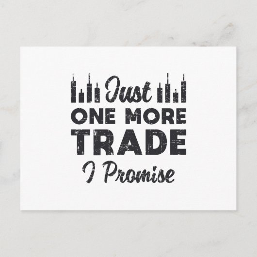 Aandelenmarkt nog maar een handel die ik betaal briefkaart (Voorkant)