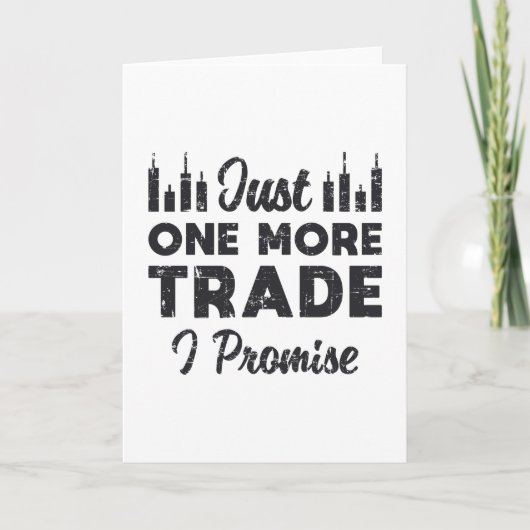 Aandelenmarkt nog maar een handel die ik betaal kaart (Voorkant)