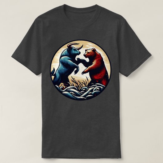 aandelenmarkt t-shirt (Design voorkant)