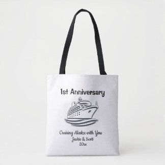 Aandenken 1e verjaardag Alaska Cruise Personalisee Tote Bag
