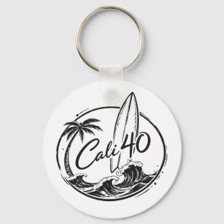 Aandenken 40e Cali40 California strand sleutelhang Sleutelhanger