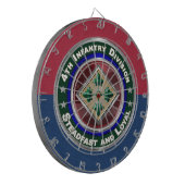 Aandenken 4e Infanteriedivisie Dartbord (Voorkant Links)