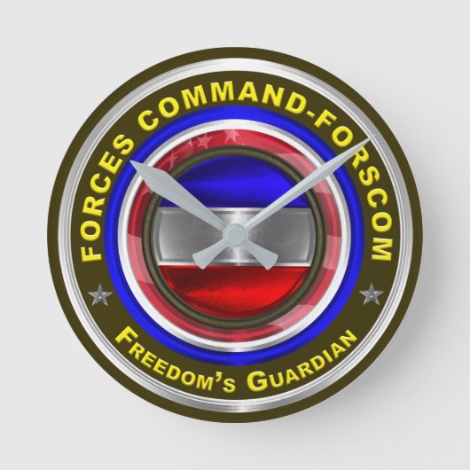 Aandenken aan Army Forces Command-FORSCOM Ronde Klok (Voorkant)
