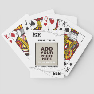 aandenken aan fotografie pokerkaarten