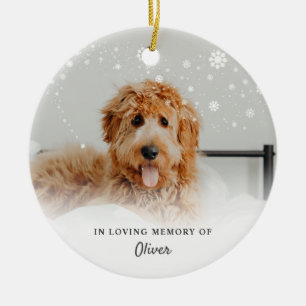 Aandenken aan hond huisdier foto keramische orname keramisch ornament