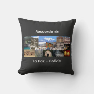 Aandenken aan La Paz Bolivia Kussen