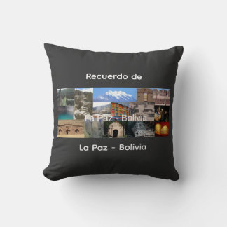 Aandenken aan La Paz Bolivia Kussen