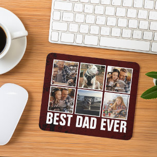 Aandenken Allerbeste Papa Ooit Vaderdag Fotocollag Muismat