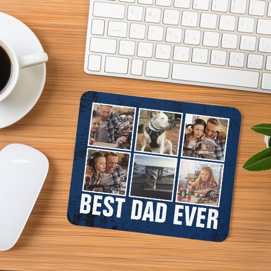 Aandenken Allerbeste Papa Ooit Vaderdag Fotocollag Muismat