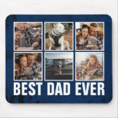 Aandenken Allerbeste Papa Ooit Vaderdag Fotocollag Muismat (Voorkant)