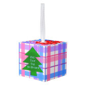 Aandenken Bericht Kerst Cadeau Ornament (Achter hoekig)