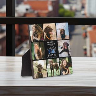 Aandenken 'Beste Hond Ter Wereld' Foto  Fotoplaat
