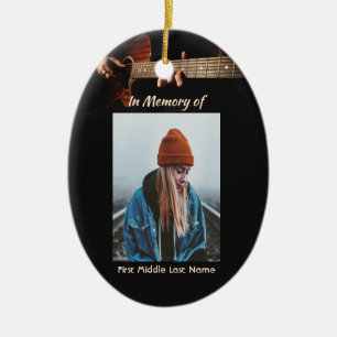 Aandenken Christelijke muziek gitaar Keramisch Ornament