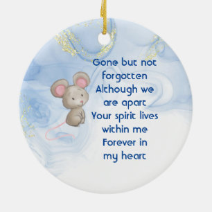Aandenken Cute Little Muis Kinderen Keramisch Ornament