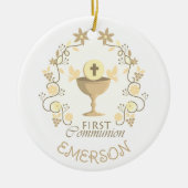 Aandenken! Eerst communie aangepaste ornament (Voorkant)