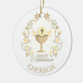 Aandenken! Eerste aangepaste versiering van de com Keramisch Ornament (Links)