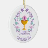 Aandenken! Eerste aangepaste versiering van de com Keramisch Ornament (Rechts)