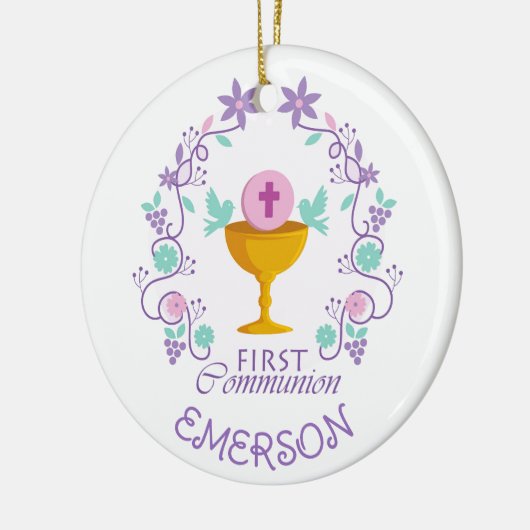 Aandenken! Eerste aangepaste versiering van de com Keramisch Ornament (Links)