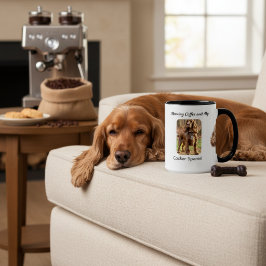Aandenken Foto Cocker Spaniel Bruin Personaliseer Mok