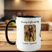 Aandenken Foto Cocker Spaniel Bruin Personaliseer Mok