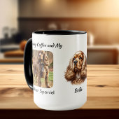 Aandenken Foto Cocker Spaniel Bruin Personaliseer Mok