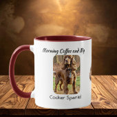 Aandenken Foto Cocker Spaniel Personaliseer Mok
