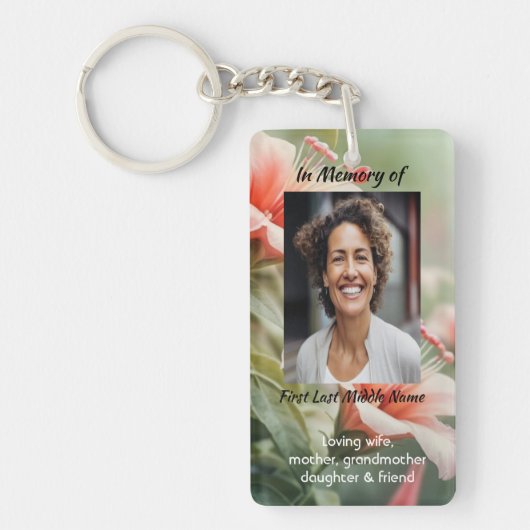 Aandenken Foto Hummingbird-souvenir Sleutelhanger (Voorkant)
