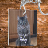 Aandenken Foto Kat Moeder Sleutelhanger Personalis
