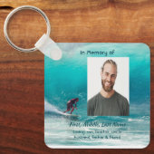 Aandenken Gave  Wave Surfer Water Sleutelhanger (Voorkant)
