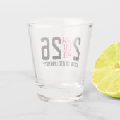 Aandenken Geschenk Afstudeerklas 2026  Shot Glas (Achterkant)